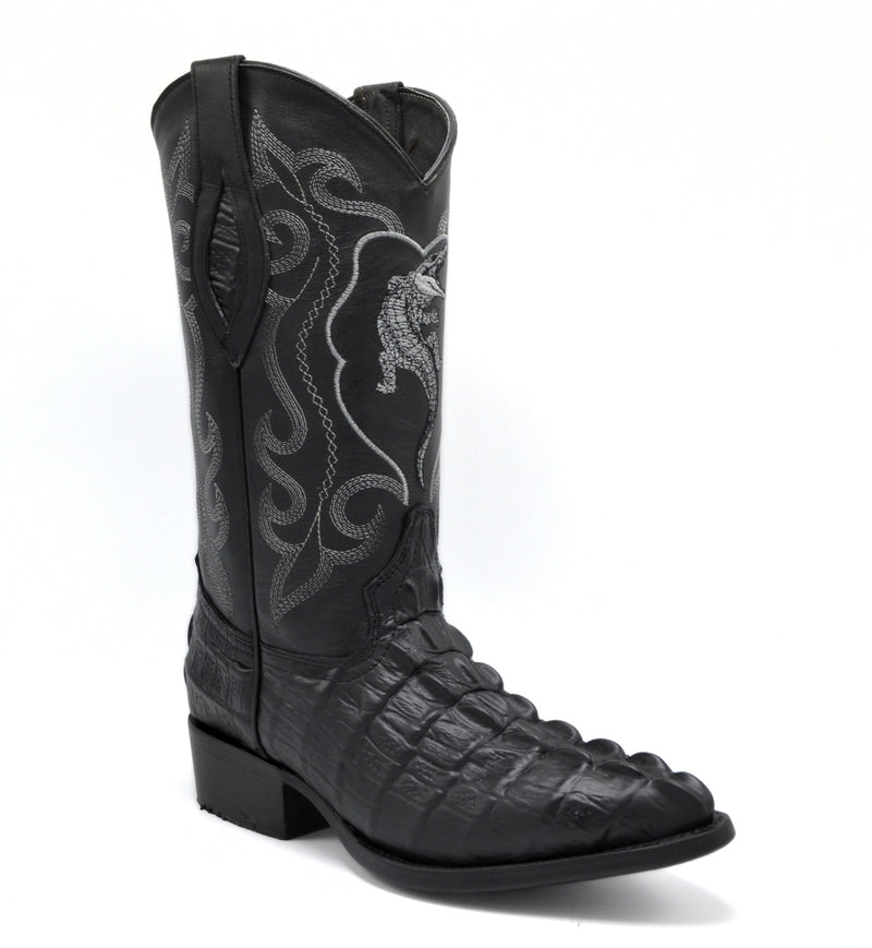 Load image into Gallery viewer, Combo JB904 Black Combo Men&#39;s Western Boots: J Toe Cowboy boots in Genuine Leather 004 Black  Belt
