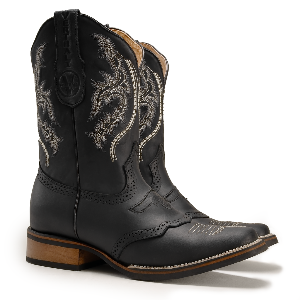Men's VE030 Torito Leather Square Toe Cowboy Boot – Joe Boots Men's VE030 Torito Leather Square Toe Cowboy Boot – Joe Boots