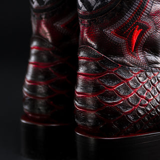 Men's VIPER Python Tribute Square Toe Cowboy Boot