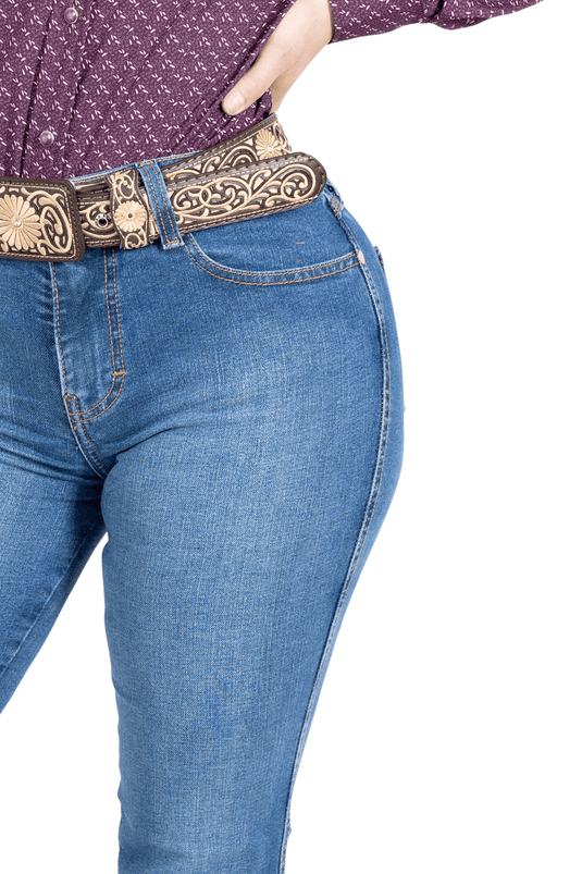 Women Light Blue Classic Bootcut Premium Jeans