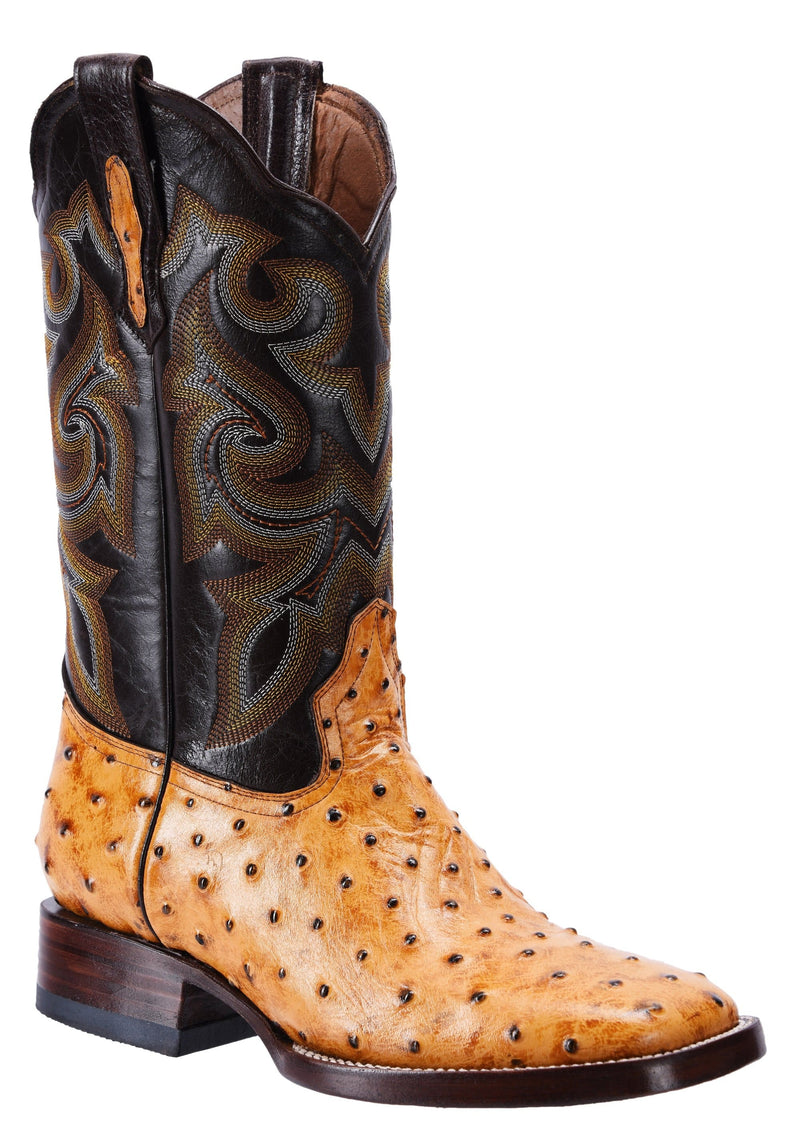Load image into Gallery viewer, BD701 Buttercup Men&#39;s Western Boots: Square Toe Cowboy &amp; Rodeo Boots in Genuine Leather Belt BD01
