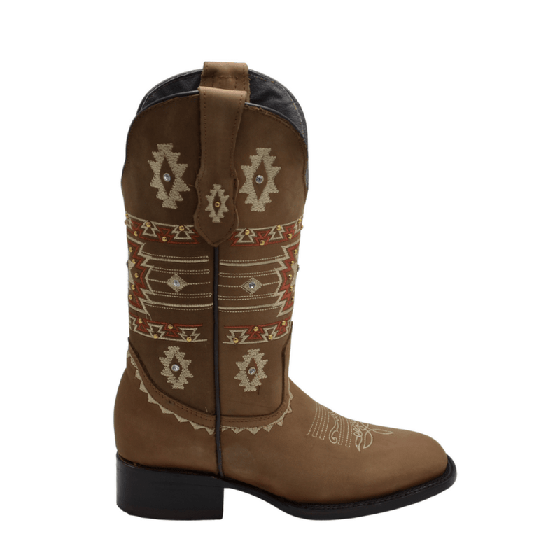 Load image into Gallery viewer, Rodeo Women Boot Azteca Set with Belt

