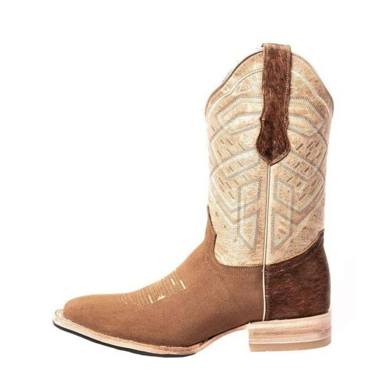 Load image into Gallery viewer, Joe boots 521 Gold Men&#39;s Western Boots: Square Toe Cowboy &amp; Rodeo Boots in Genuine Leather
