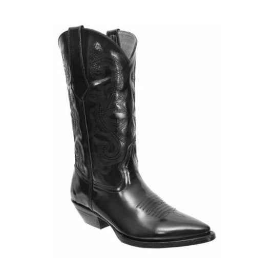 Joe Boots 900C Black Men's Western Boots: J Toe Cowboy boots in Genuine PRIME Leather