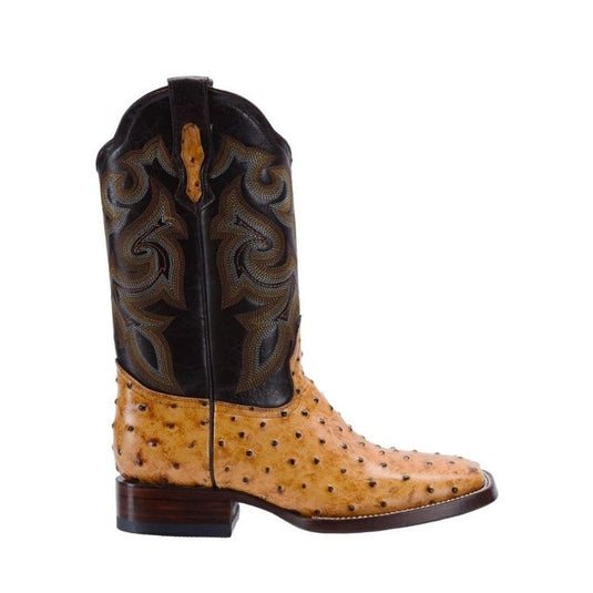 BD701 Butter Men's Western Boots: Square Toe Cowboy & Rodeo Boots in Genuine Leather