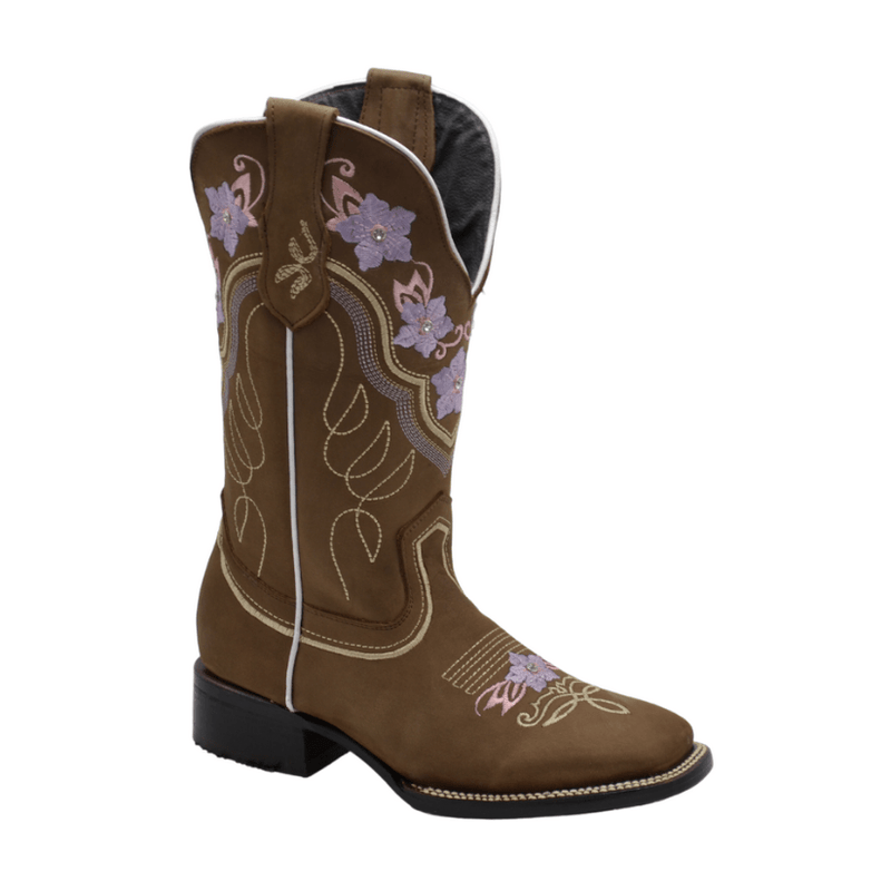 Load image into Gallery viewer, Joe boots Jazmin sand Premium Women&#39;s Cowboy Embroidered Boots: Square Toe Western BootJazmin
