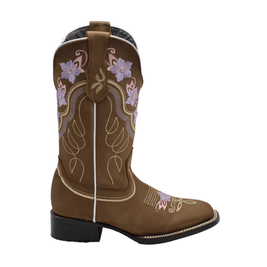 Joe boots Jazmin sand Premium Women's Cowboy Embroidered Boots: Square Toe Western BootJazmin