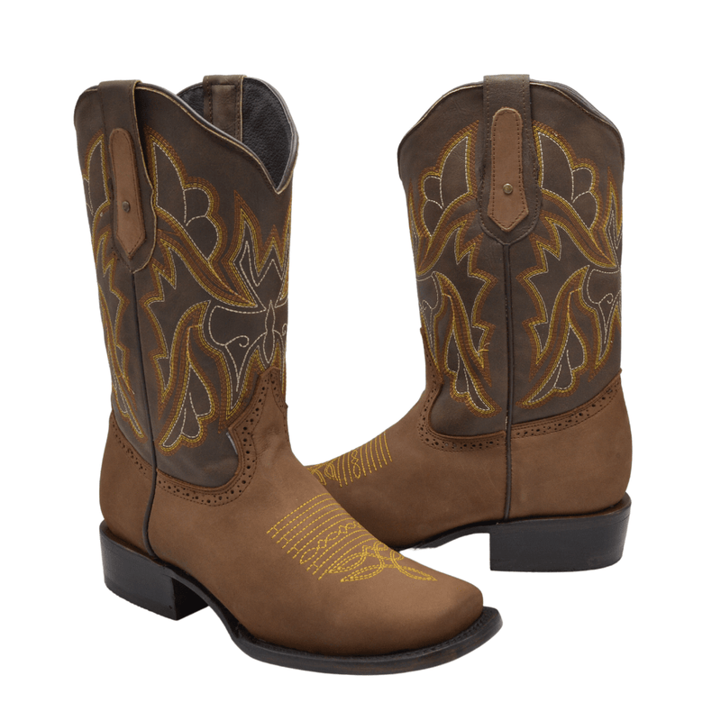 Load image into Gallery viewer, Joe boots 588 Combo Men&#39;s Western Boots: Square Toe Cowboy &amp; Rodeo Boots in Genuine Leather Belt CB22

