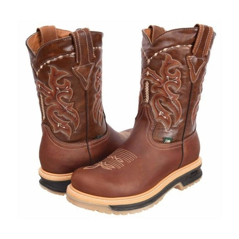 Load image into Gallery viewer, SB6010 Cobre Silver Bull Rodeo Work Boot (WIDE EE LAST-HALF NUMBER LESS RECOMMENDED)
