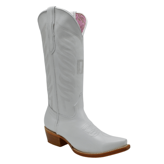 Rodeo Cartie 320 White Women's Snip Toe Cowboy Boots & Western Cowgirl Boots