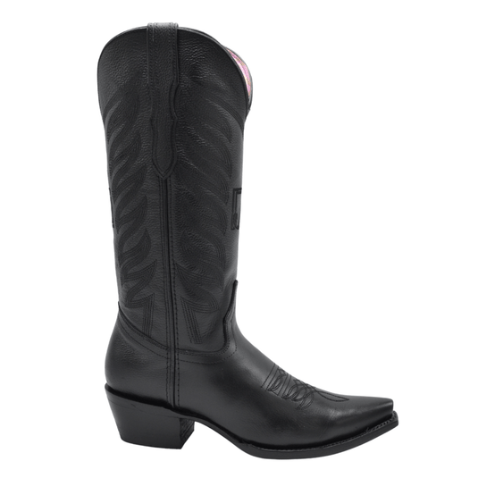 Rodeo Cartie 320 Black Women's Snip Toe Cowboy Boots & Western Cowgirl Boots
