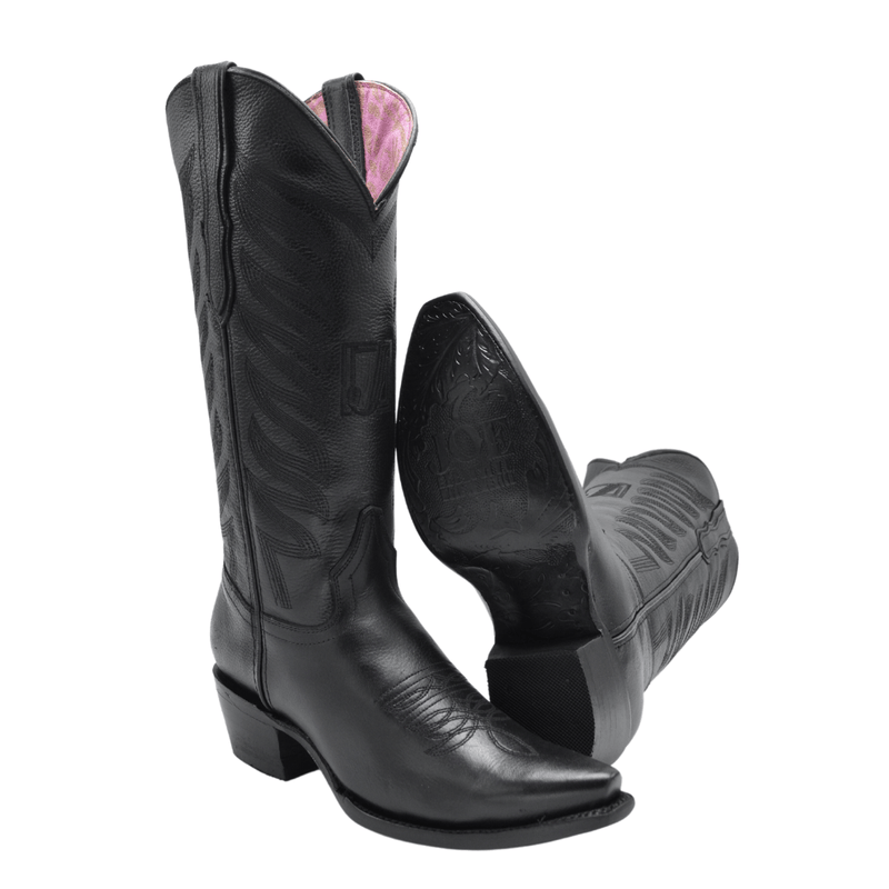 Load image into Gallery viewer, Rodeo Cartie 320 Black Women&#39;s Snip Toe Cowboy Boots &amp; Western Cowgirl Boots
