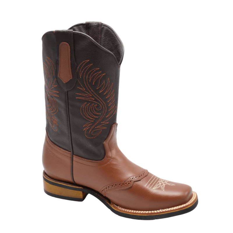 Load image into Gallery viewer, VE-514 Shedron Men&#39;s Western Boots: Square Toe Cowboy &amp; Rodeo Boots in Genuine Leather
