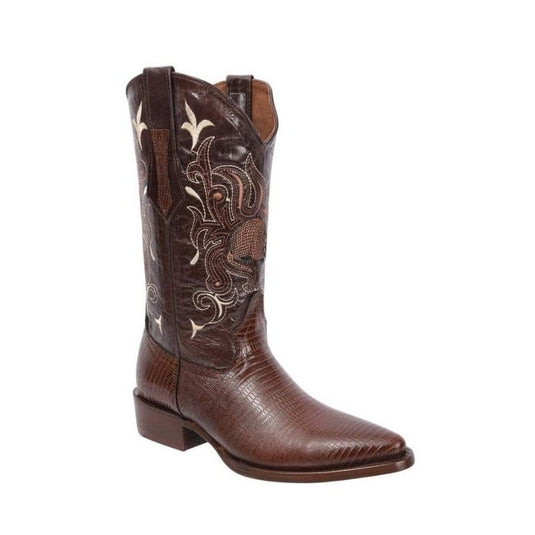 Joe boots 913 Tan  Combo Men's Western Boots: J Toe Cowboy boots in Lizard tribute Leather 013 Belt