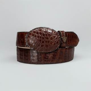 Men's Caiman Original Exotic Leather Cowboy Belt