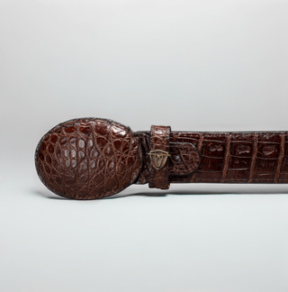 Men's Caiman Original Exotic Leather Cowboy Belt