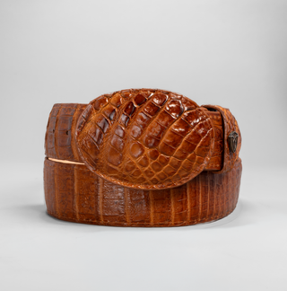 Men's Caiman Original Exotic Leather Cowboy Belt