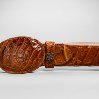 Men's Caiman Original Exotic Leather Cowboy Belt