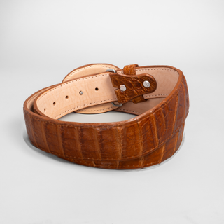 Men's Caiman Original Exotic Leather Cowboy Belt