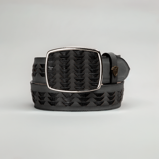 Men's Braided Leather Artisanal Embroidery Cowboy Belt