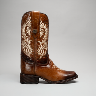 Women's Embroidered Square Toe Cowboy Boots