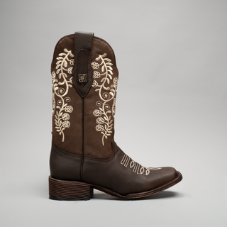 Women's Embroidered Square Toe Cowboy Boots