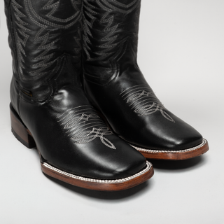 Women's Classic Embroidered Square Toe Cowboy Boots