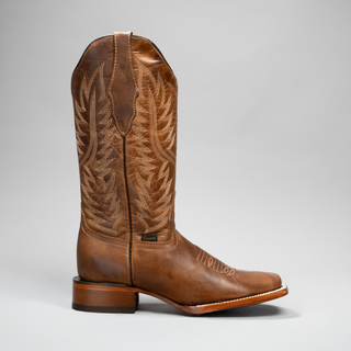Women's Classic Embroidered Square Toe Cowboy Boots