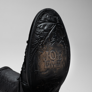 Men's Pirarucu Monster Fish Round Toe Cowboy Boots