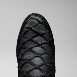 Men's Pirarucu Monster Fish Round Toe Cowboy Boots