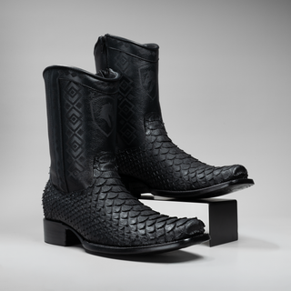 Men's Python Snip Toe Cowboy Boots