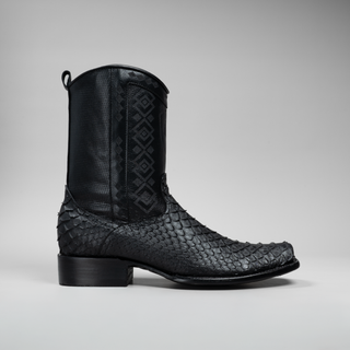 Men's Python Snip Toe Cowboy Boots