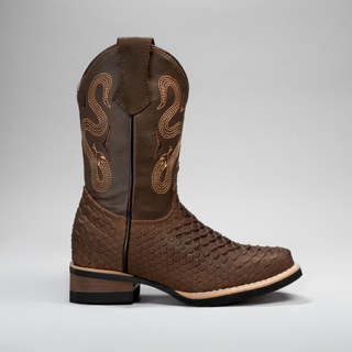 Kid's Python Tribute Square Toe Cowboy Boots