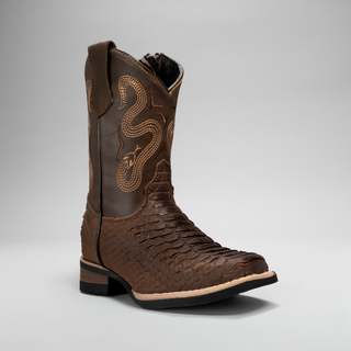 Kid's Python Tribute Square Toe Cowboy Boots