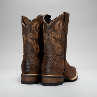 Kid's Python Tribute Square Toe Cowboy Boots