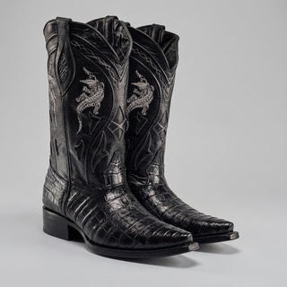 Men's Caiman Original Exotic Snip Toe Cowboy Boot