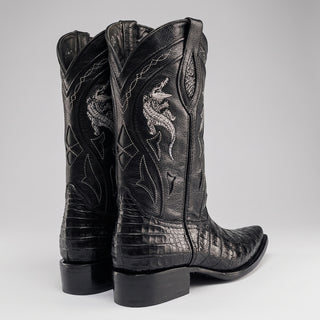 Men's Caiman Original Exotic Snip Toe Cowboy Boot