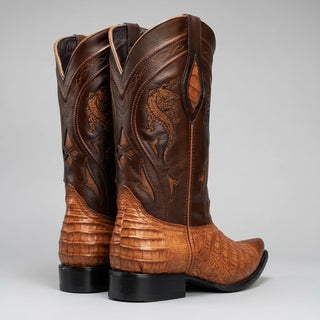 Men's Caiman Original Exotic Snip Toe Cowboy Boot
