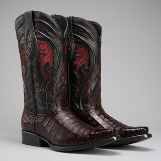 Men's Caiman Original Exotic Snip Toe Cowboy Boot