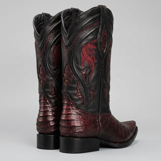 Men's Caiman Original Exotic Snip Toe Cowboy Boot