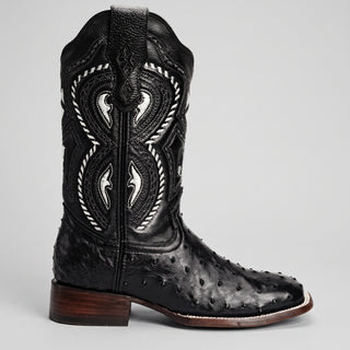 Men's Ostrich Original Exotic Square Toe Cowboy Boot