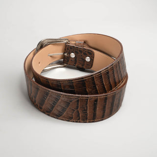 Tobacco boot and belt combo