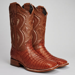 Men's Caiman Original Exotic Square Toe Cowboy Boot