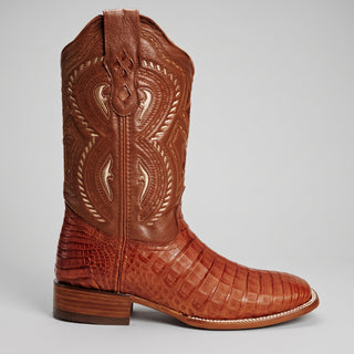 Men's Caiman Original Exotic Square Toe Cowboy Boot