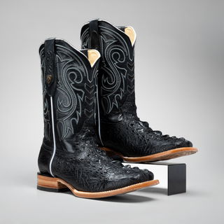 Men's Chelydra Square Toe Cowboy Boots and Belt Combo