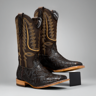 Men's "The Gambler" Square Toe Cowboy Boot