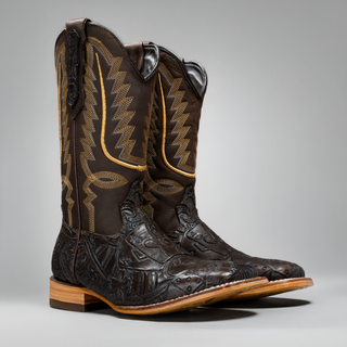 Men's "The Gambler" Square Toe Cowboy Boot