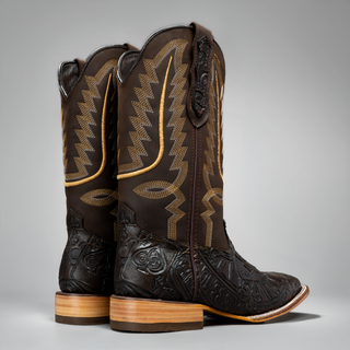 Men's "The Gambler" Square Toe Cowboy Boot