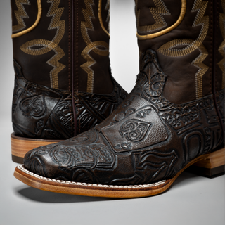 Men's "The Gambler" Square Toe Cowboy Boot