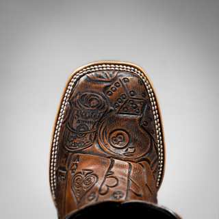 Men's "The Gambler" Square Toe Cowboy Boot